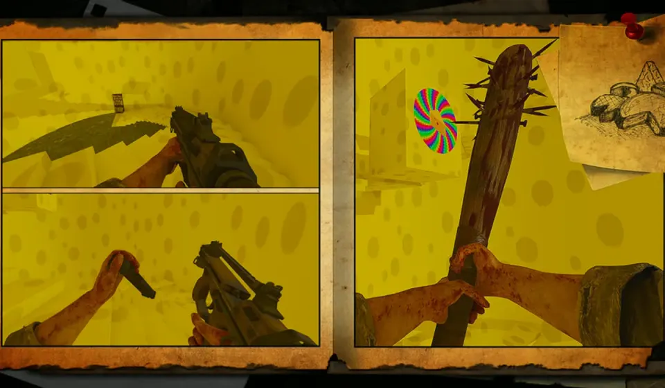 BO3 Cheese Cube game illustration or project preview
