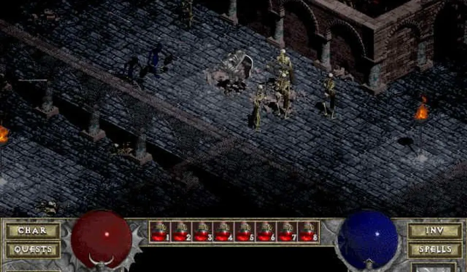 Diablo Web game illustration or project preview