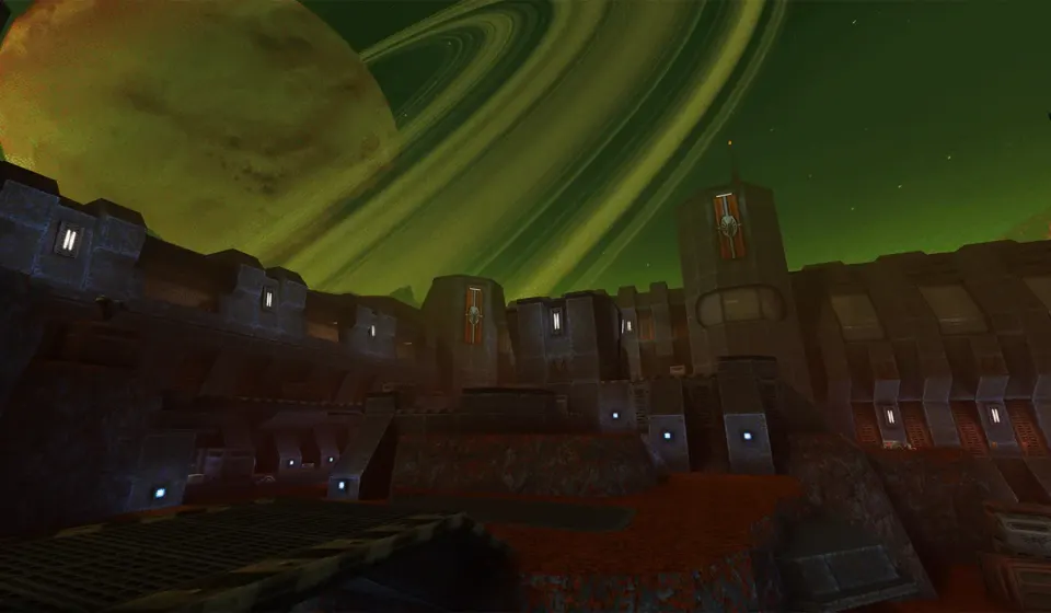 Quake II game illustration or project preview